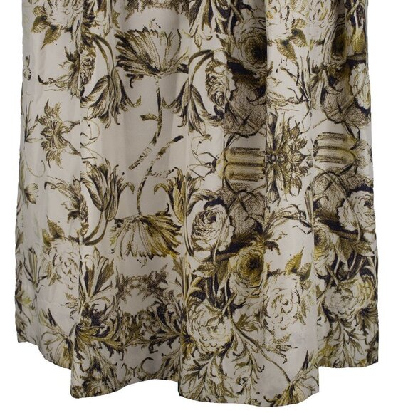 ALEXANDRA GRECCO Flower girl 100% Silk‎ Floral Print Dress sz 12 - Picture 7 of 9